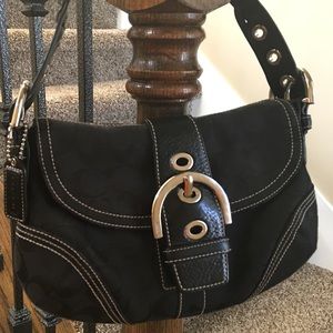 Coach Soho Signature Shoulder Baguette