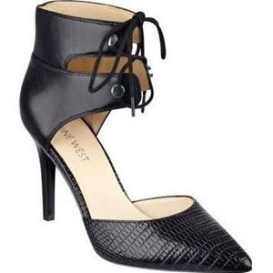 Nine West Thelimit Pointy Toe Leather Pumps
