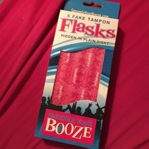 Flask tampons gag gift