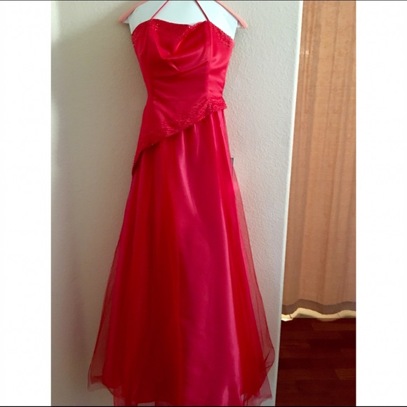 Red Evening Gown