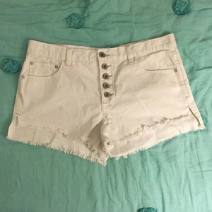 Free People Runaway Slouch Cutoffs