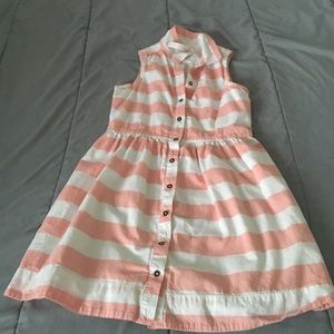 Cute girls button up dress.