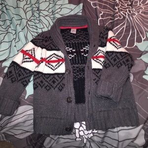 Boys button down sweater. Size 4T.