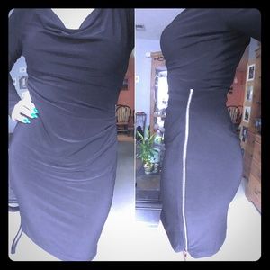 Black long sleeve Cache dress
