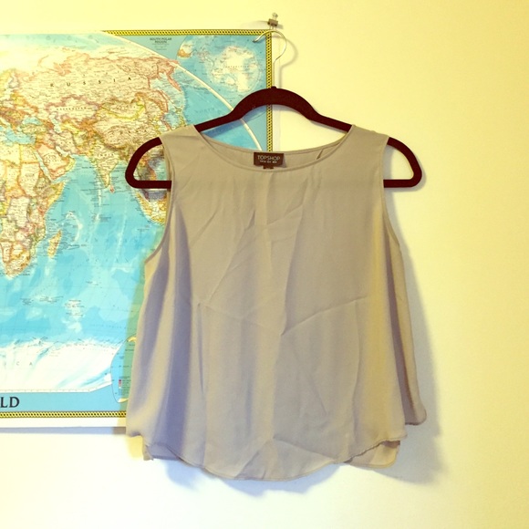 Open back silky shirt