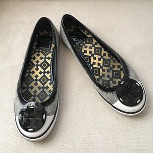 Tory Burch canvas flats