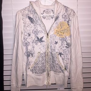 Filter zip up hoodie size M. Lots of detail. NWOT.