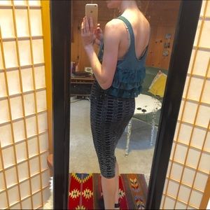 *Free People* Ruffle Back Crop Top