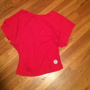 Pure Barre Alo brand dolman tee shirt