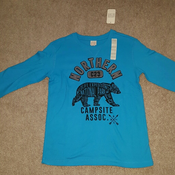 NWT BOY'S long sleeved thermal tee