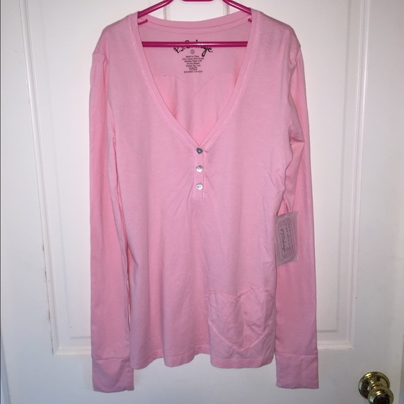 P.J. Salvage, sz: S/M, long sleeve pajama top