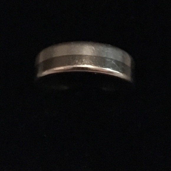 Two Tone Titanium Ring - image 2
