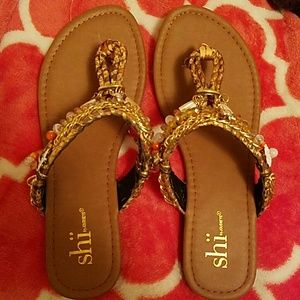 Beaded sandals