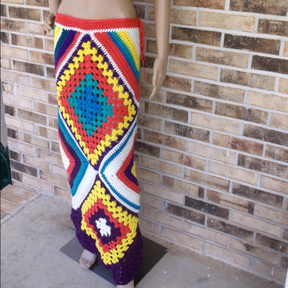 NWOT Crochet Maxi Skirt - Picture 3 of 4
