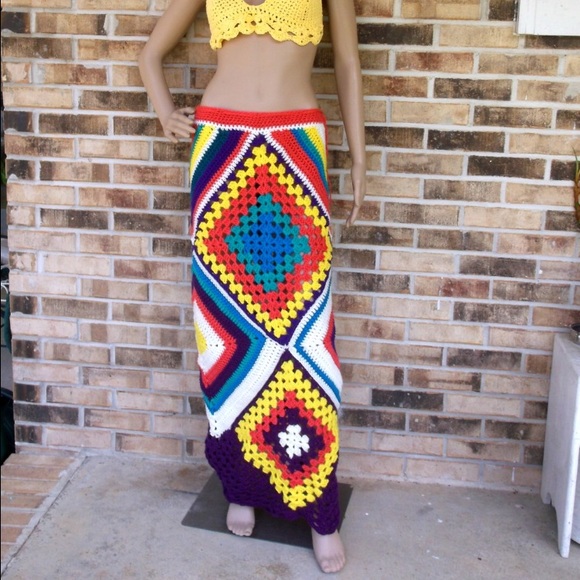 NWOT Crochet Maxi Skirt - Picture 4 of 4