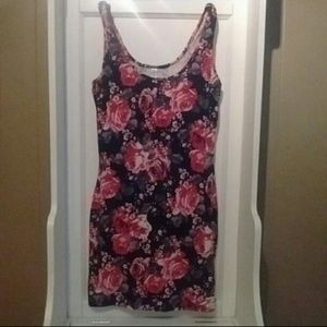 Floral bodycon dress
