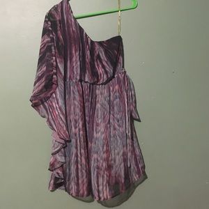 one shoulder dress!!