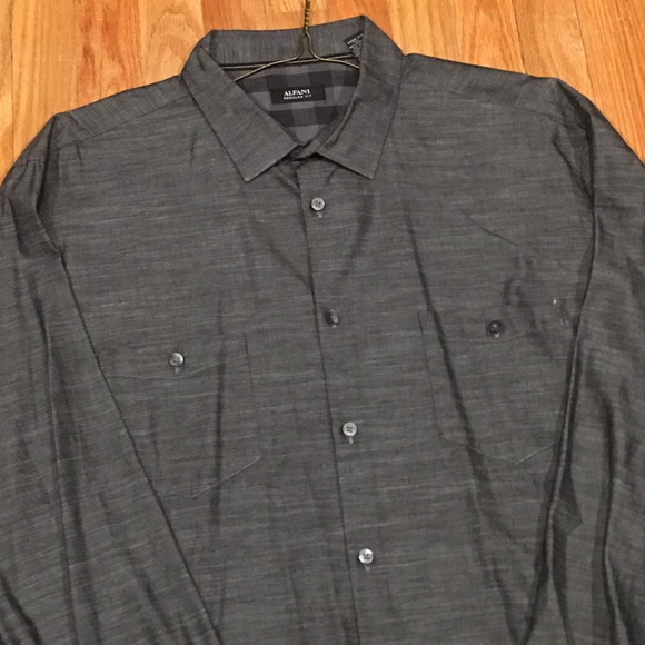 Alfani Regular Fit Long-Sleeved Shirt XXL