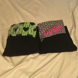 Bundle of 2 Victoria's Secret pink leggings