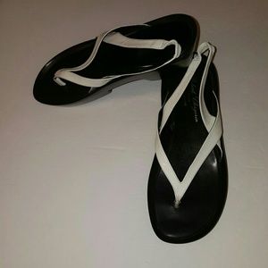 Robert Clergerie Platform White Patent 8.5 Sandals