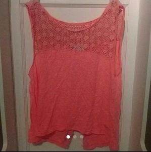 Coral tank top
