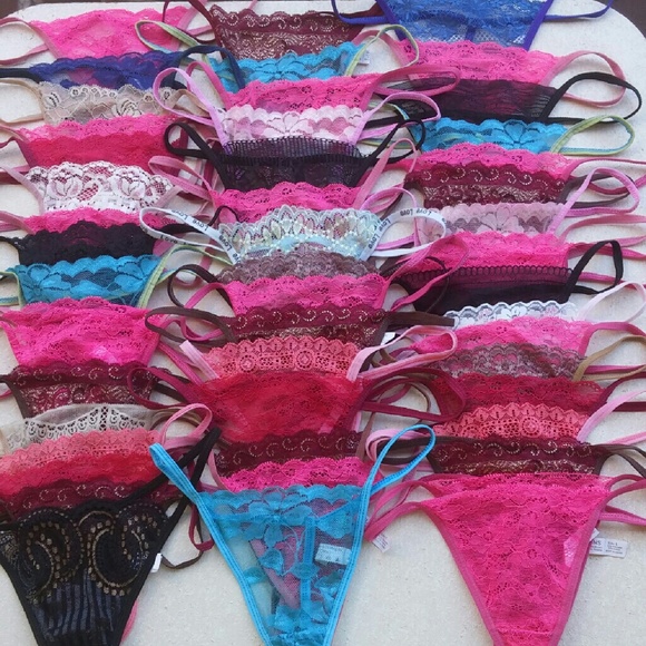 Other - Lot 50 Sexy Panties Thongs Underwear Size L NEW