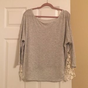 Grey sweater/blouse