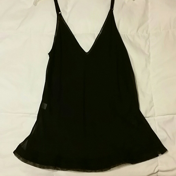 Express Black Sheer Cami