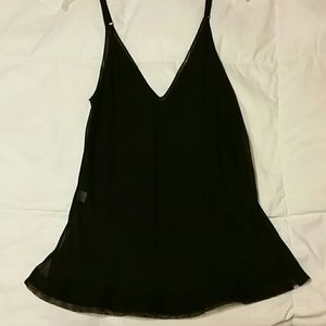 Express Black Sheer Cami