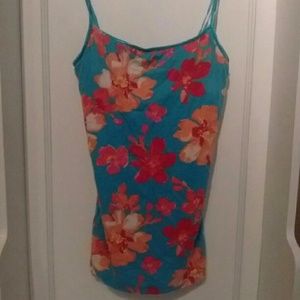 Tropical floral tank