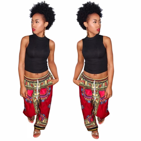 Dashiki Palazzo Pants