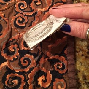 Rhinestone beautiful brand never worn hoops