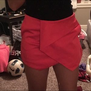 Red shorts