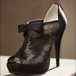 White by Vera Wang Platform Heel Booties