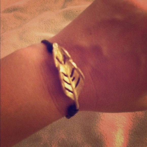 Feather Leather Chloe and Isabel Bracelet