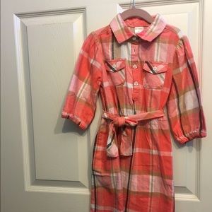 Gymboree belted plaid dress (NWT)