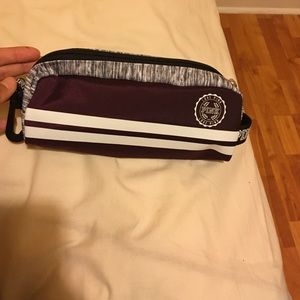 Pink pencil pouch