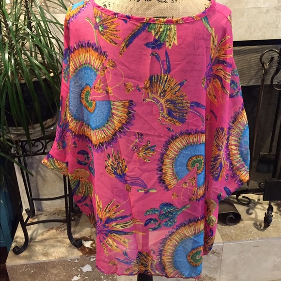 Floral Boho dolman sleeve - Picture 4 of 4
