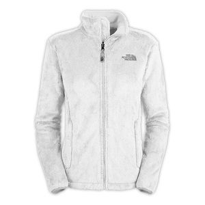 North Face White Fur Zipup