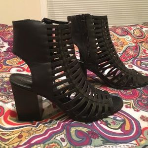 FOREVER 21 Caged booties.