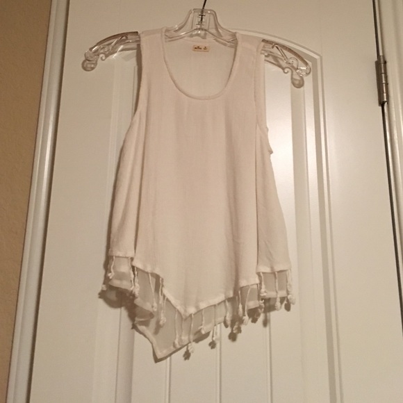 Hollister A-line tank with chiffon lining