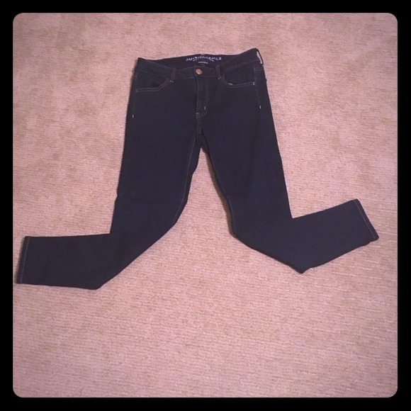 American Eagle dark denim jeggings