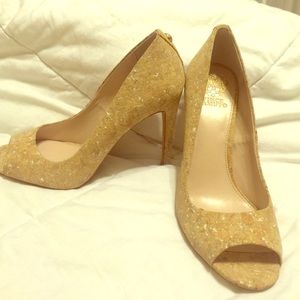 Vince Camuto 5" Open Toe Heels!