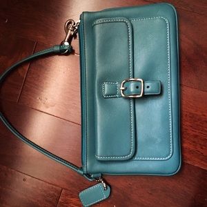 Coach Wristlet - Beautiful Teal Color