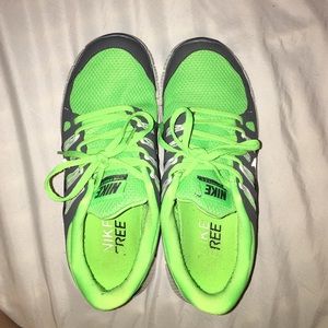 Nike Free 5.0 lime green
