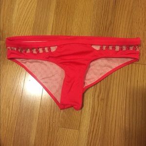 new! Victoria's Secret red bikini bottoms
