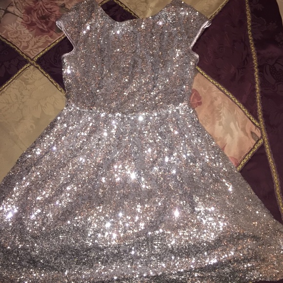 Silver Sequin Dress✨