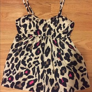 Leopard top - fairly new!
