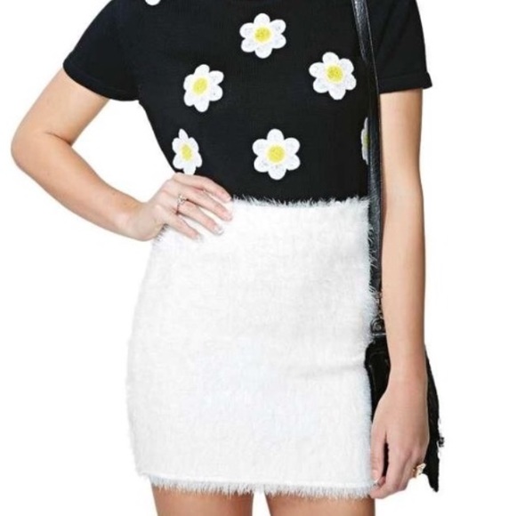 nasty gal snow bunny skirt