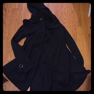 BCBG peacoat flare fit